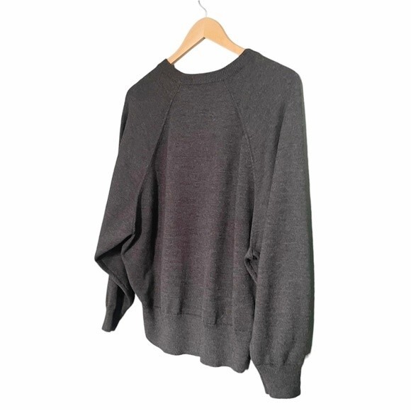 Athleta Hanover Sweater Merino Wool Thermolite Pullover Charcoal Gray Size Small - Picture 5 of 9